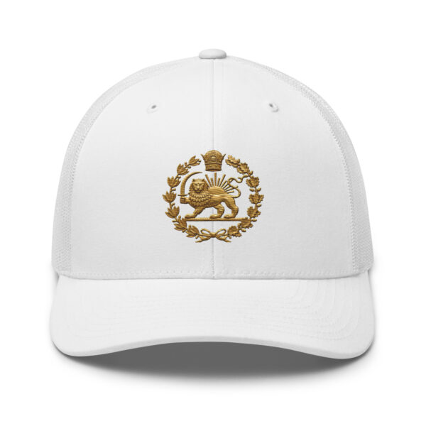 retro-trucker-hat-white-front-6a10ea0c74ea5.jpg Retro Trucker Cap - Heritage Emblem (Edition II)