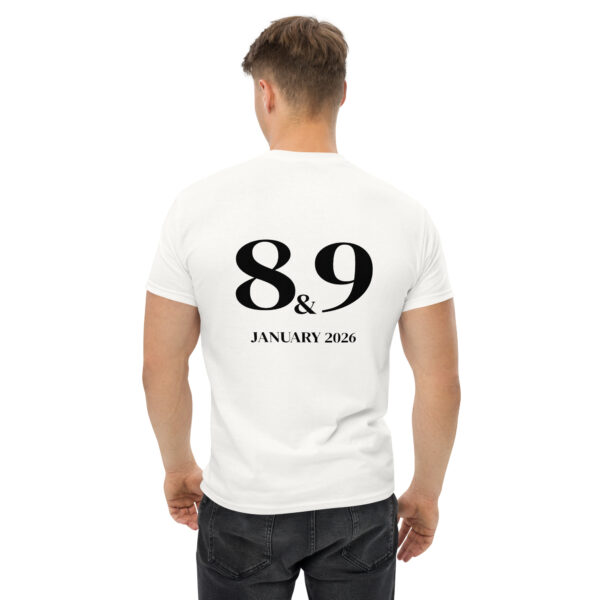 unisex-classic-tee-white-back-6a2a77d0bf139.jpg Unisex classic tee - Israel–Iran–USA Unity Lion Flag (Front And Back)