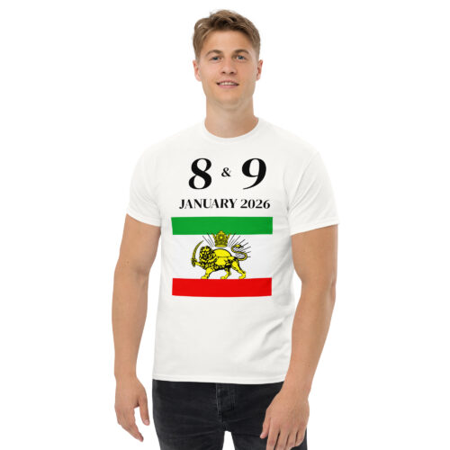 unisex-classic-tee-white-front-6a2290df546be.jpg Unisex classic tee - Classic Lion and sun flag