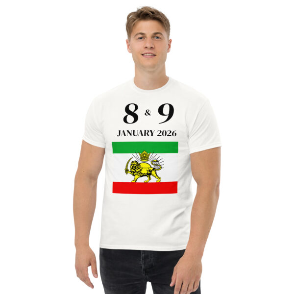 Unisex classic tee - Classic Lion and sun flag