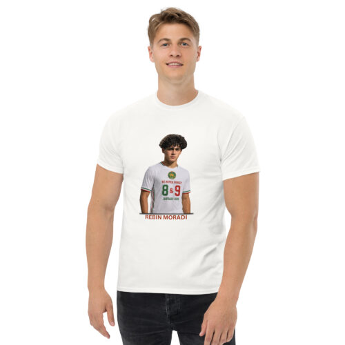 unisex-classic-tee-white-front-6a2d5b1ce9dfe.jpg Unisex classic tee - Jāvid Nām Collection - Rebin Moradi